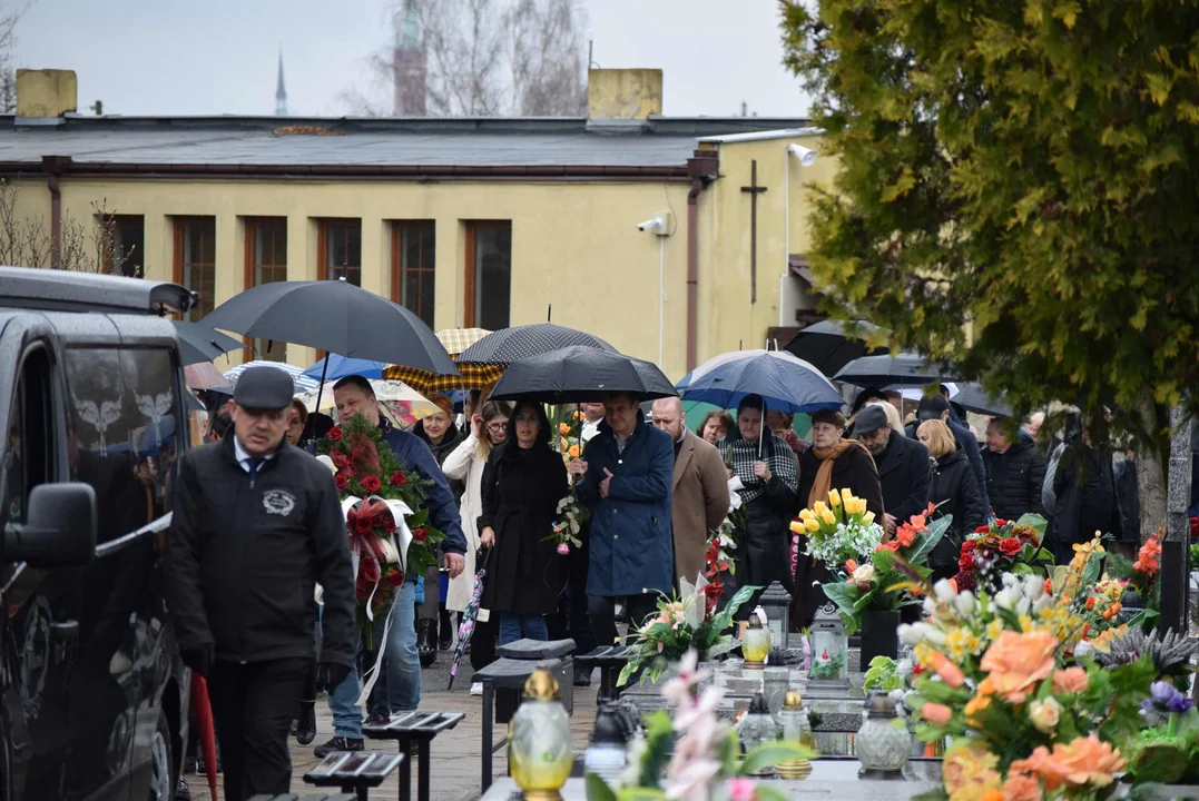 Pogrzeb Zenona Szumińskiego na cmentarzu w Zgierzu