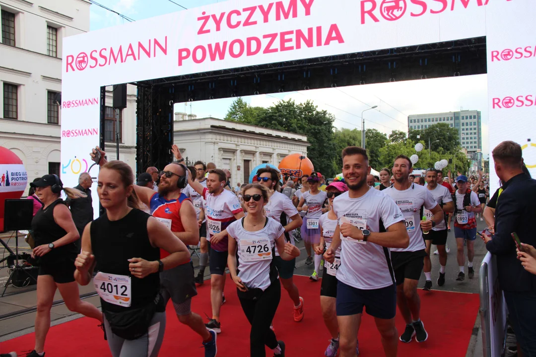 21. Bieg Ulicą Piotrkowską Rossmann Run w Łodzi