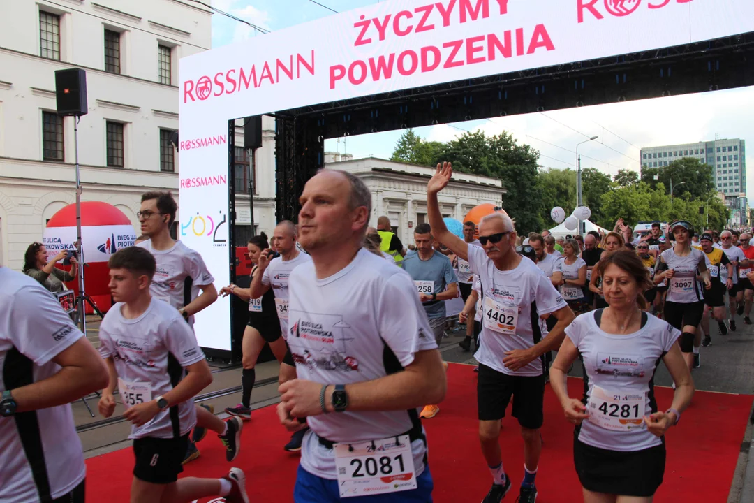 21. Bieg Ulicą Piotrkowską Rossmann Run w Łodzi