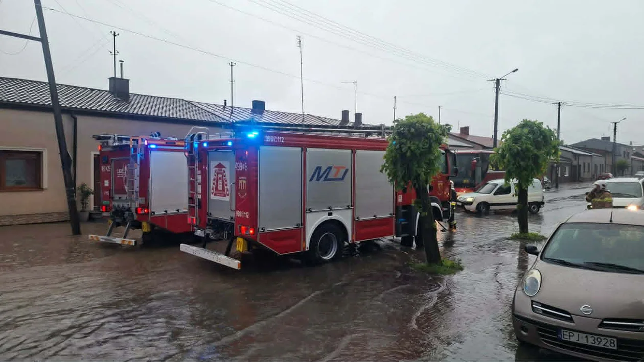 Nawałnica przeszła przez powiat pajęczański w Łódzkiem