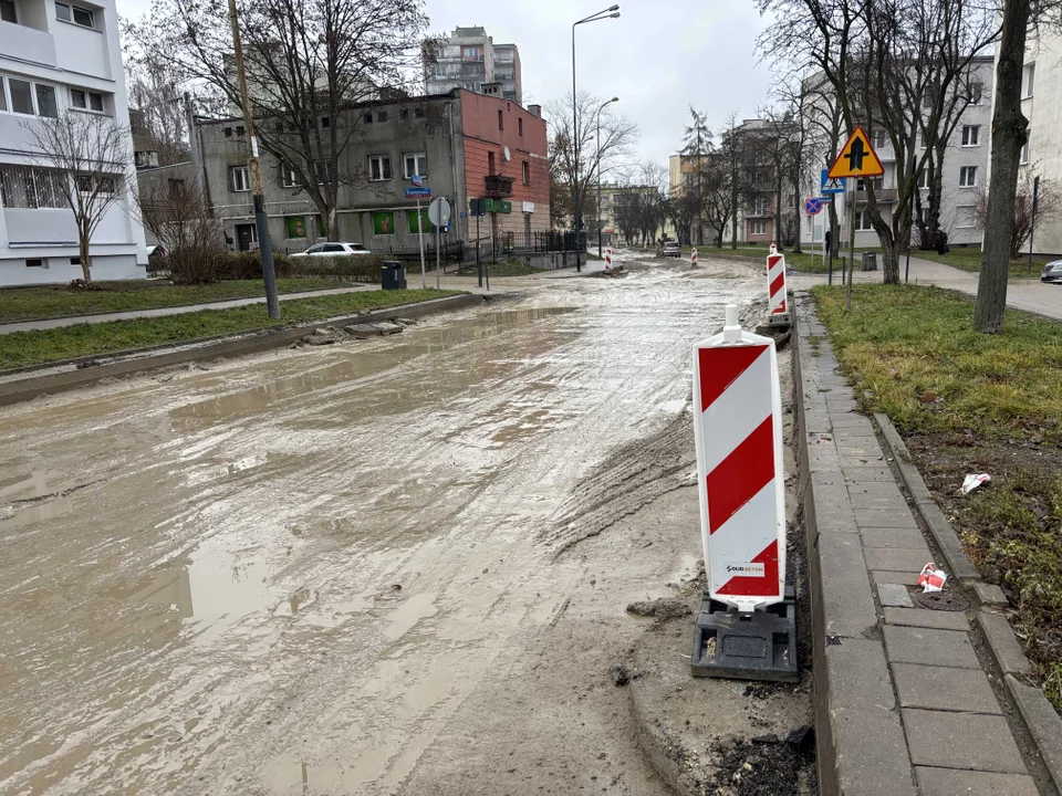 Remont ulicy Boya-Żeleńskiego w Łodzi