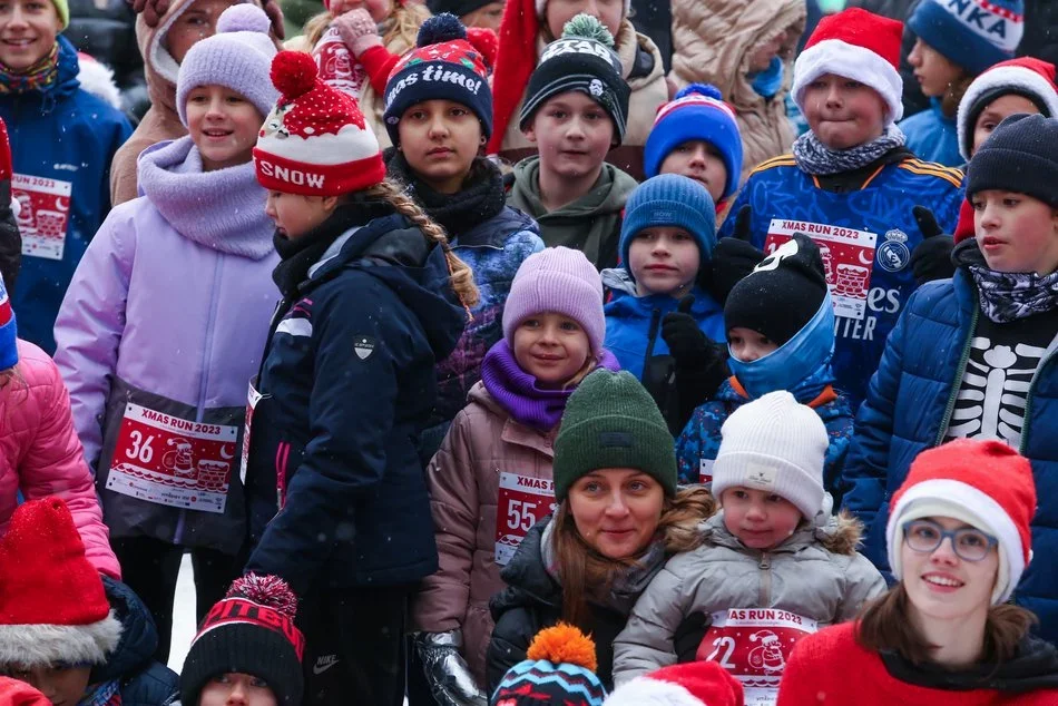 Xmas Run 2023 w Lesie Łagiewnickim w Łodzi