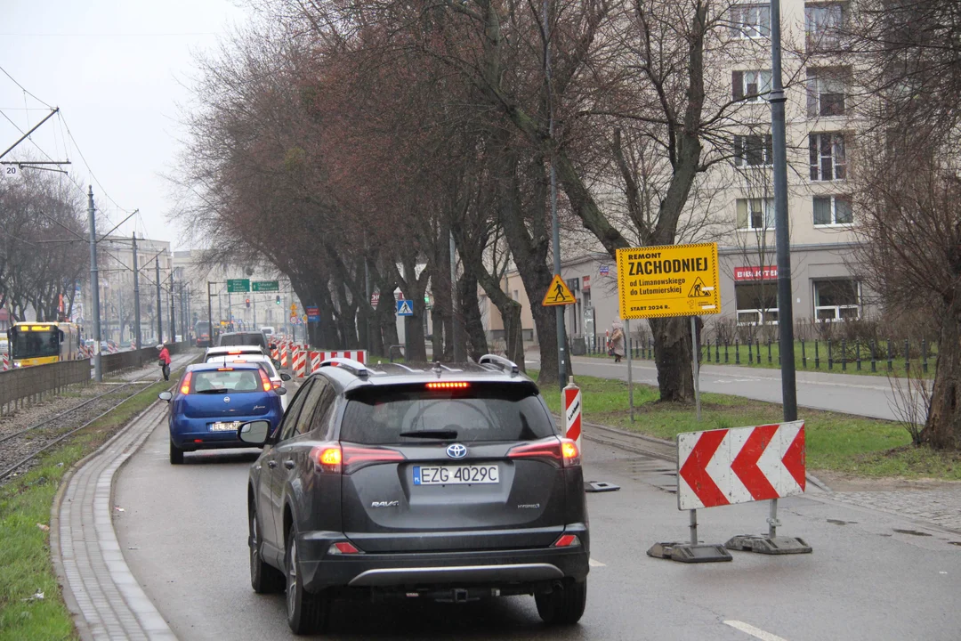 Rozpoczął się remont ulicy Zachodniej w Łodzi