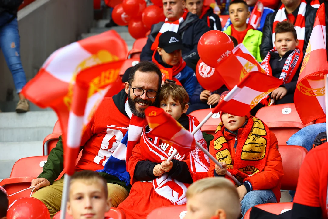 Kibice Widzewa Łódź podczas rundy jesiennej