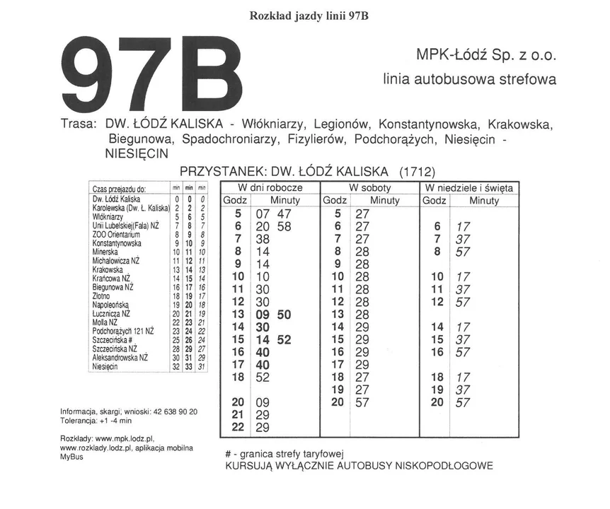 Wraca tramwaj linii 43 do Konstantynowa Łódzkiego