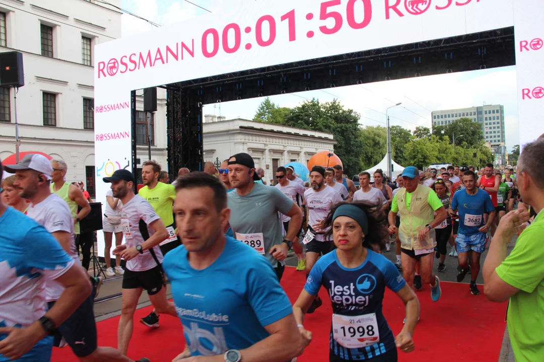 21. Bieg Ulicą Piotrkowską Rossmann Run w Łodzi