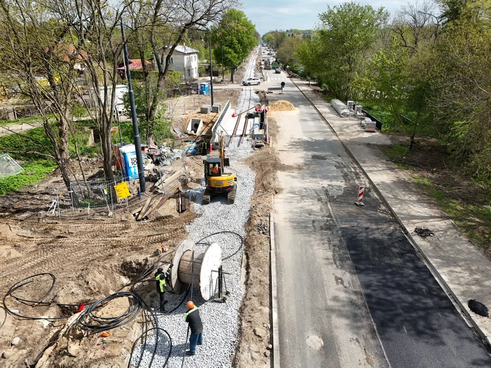 Przebudowa trasy tramwajowej Łódź - Konstantynów Łódzki