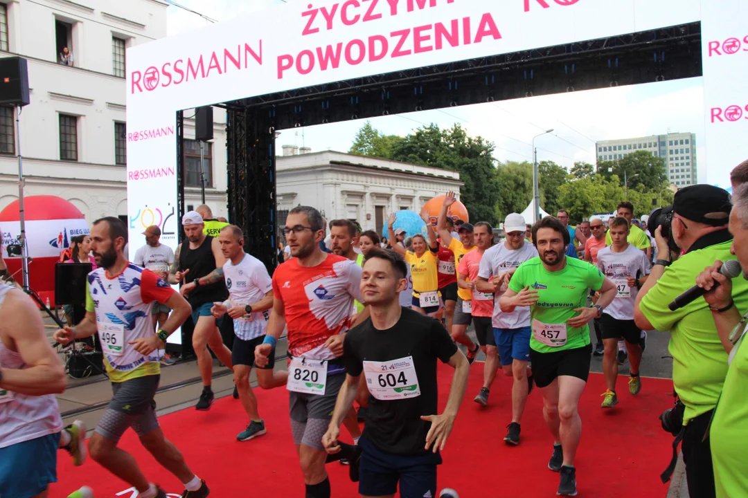 21. Bieg Ulicą Piotrkowską Rossmann Run w Łodzi