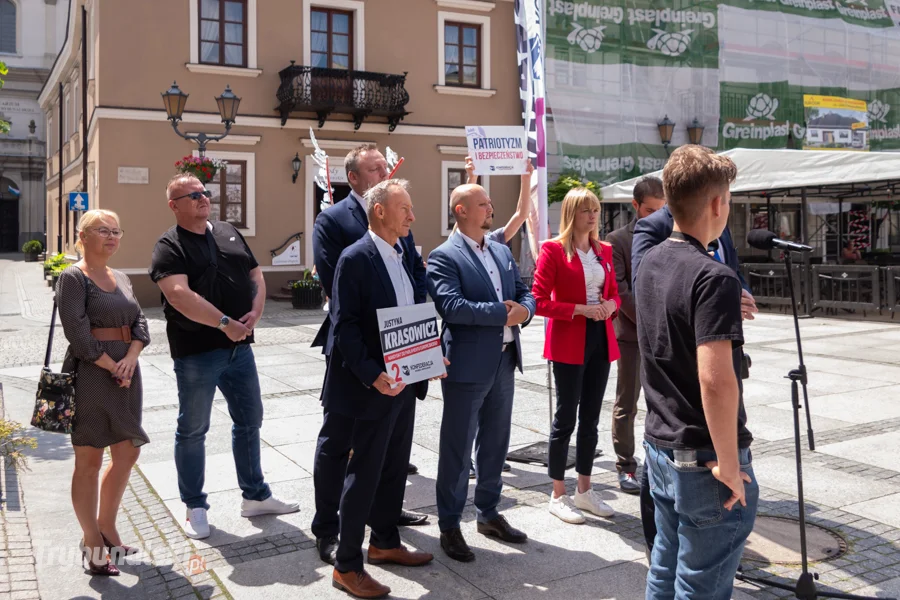 Konferencja Konfederacji do PE 05.06 Piotrków