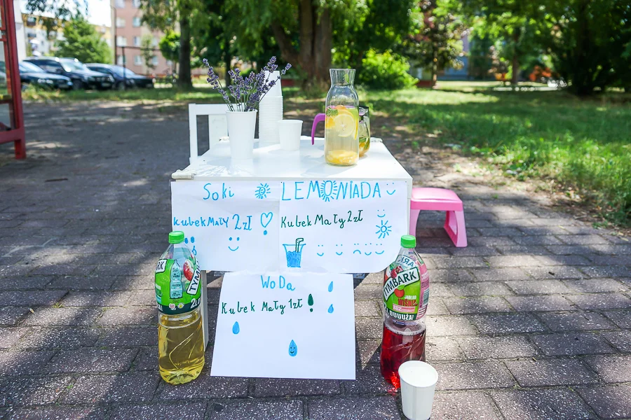 Dzieci sprzedają lemoniadę, żeby jechać na koncert Genzie. Kupują nawet policjanci [FOTO] - Zdjęcie główne