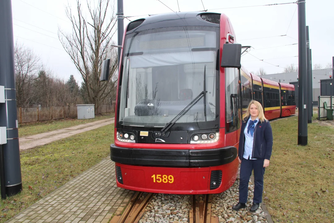 Renata Paradowska - motornicza MPK Łódź z 15-letnim stażem