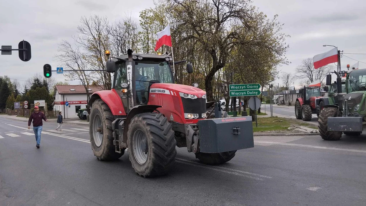 Protest rolników w Nowosolnej - 12.04.2024 r.