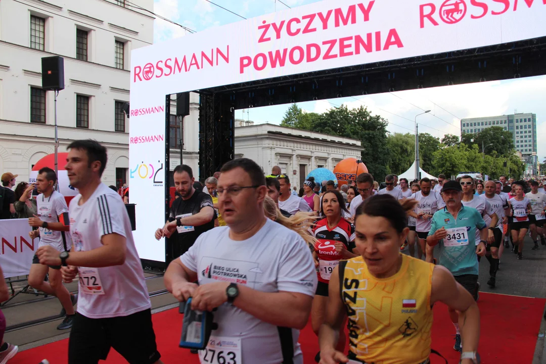 21. Bieg Ulicą Piotrkowską Rossmann Run w Łodzi