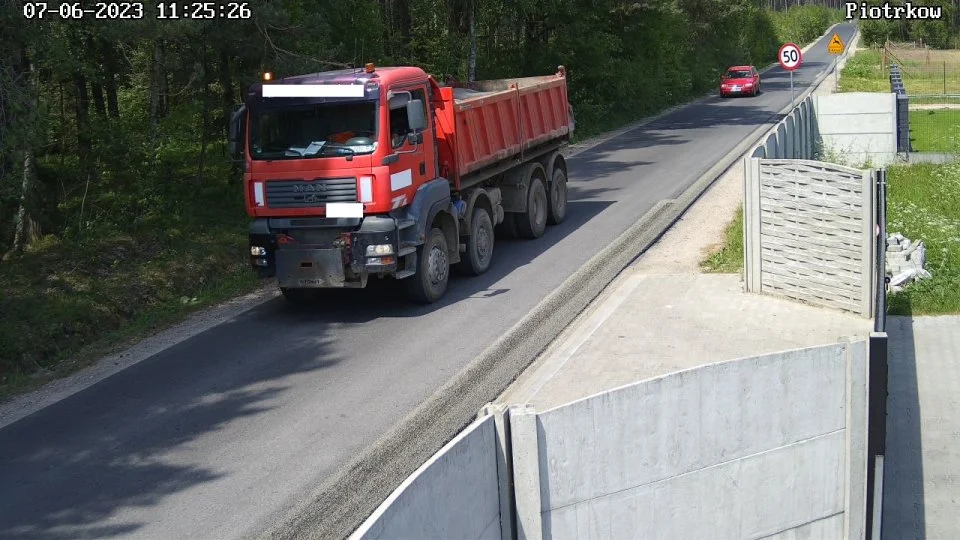 Droga pomiędzy Łęcznem a Kłudzicami