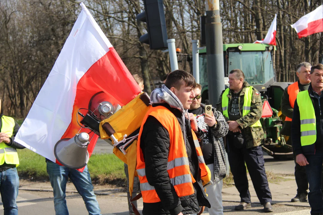 Protest rolników w Łódzkiem