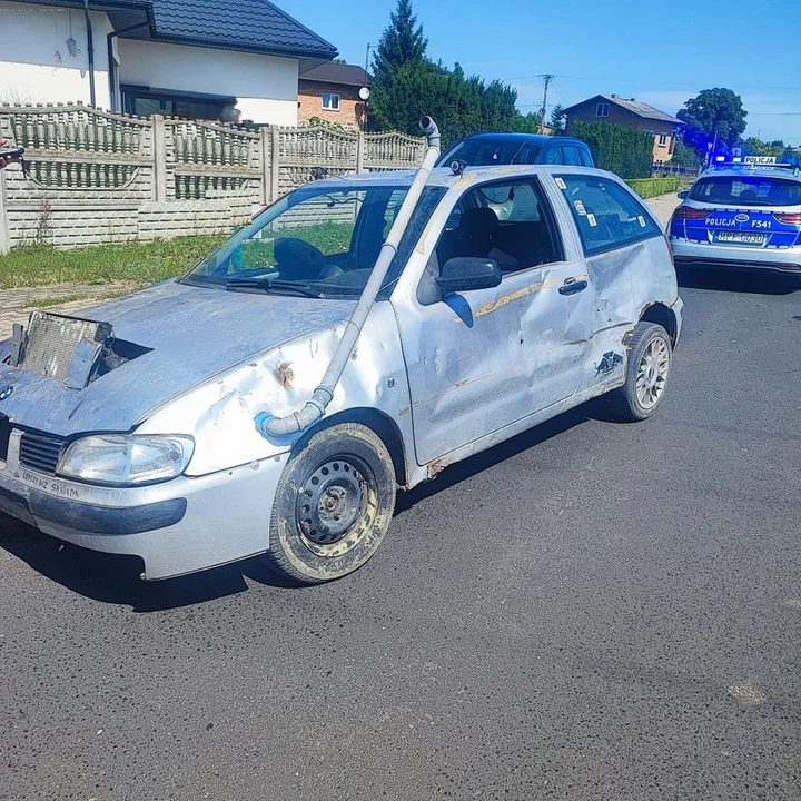 Jeździł wrakiem po ulicy