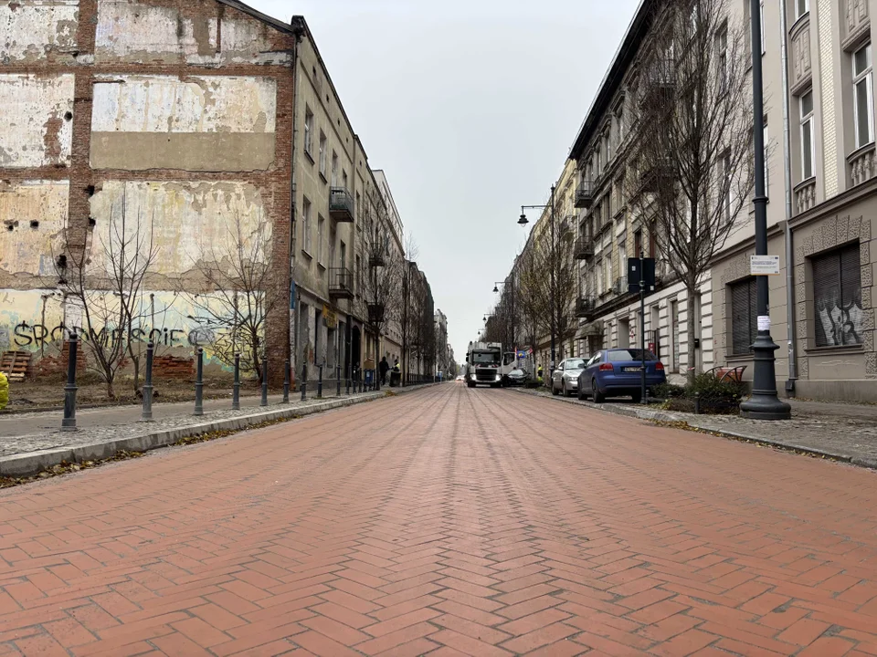 Koniec remontu nawierzchni ulicy Jaracza w Łodzi