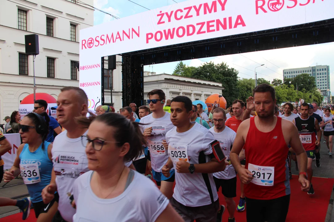 21. Bieg Ulicą Piotrkowską Rossmann Run w Łodzi