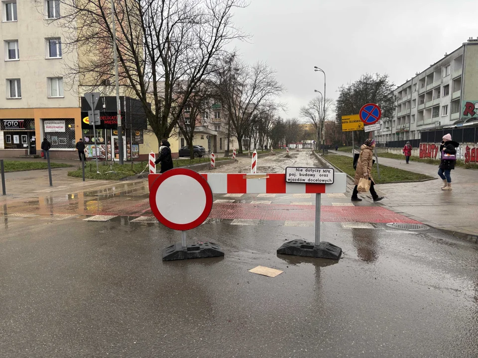 Remont ulicy Boya-Żeleńskiego w Łodzi