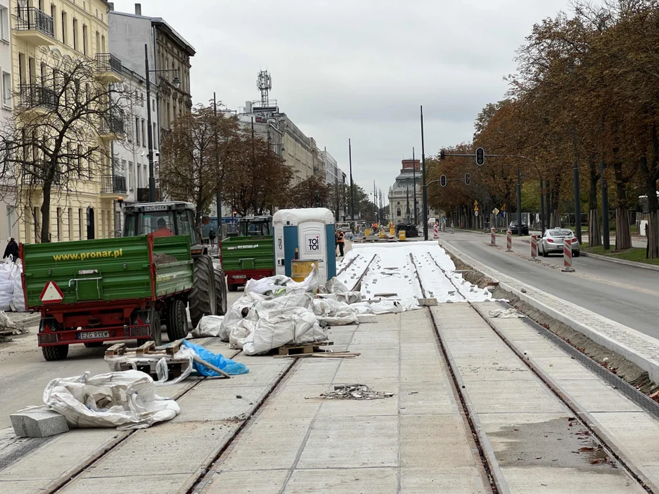 Trwa budowa Bulwarów Północnych w Łodzi