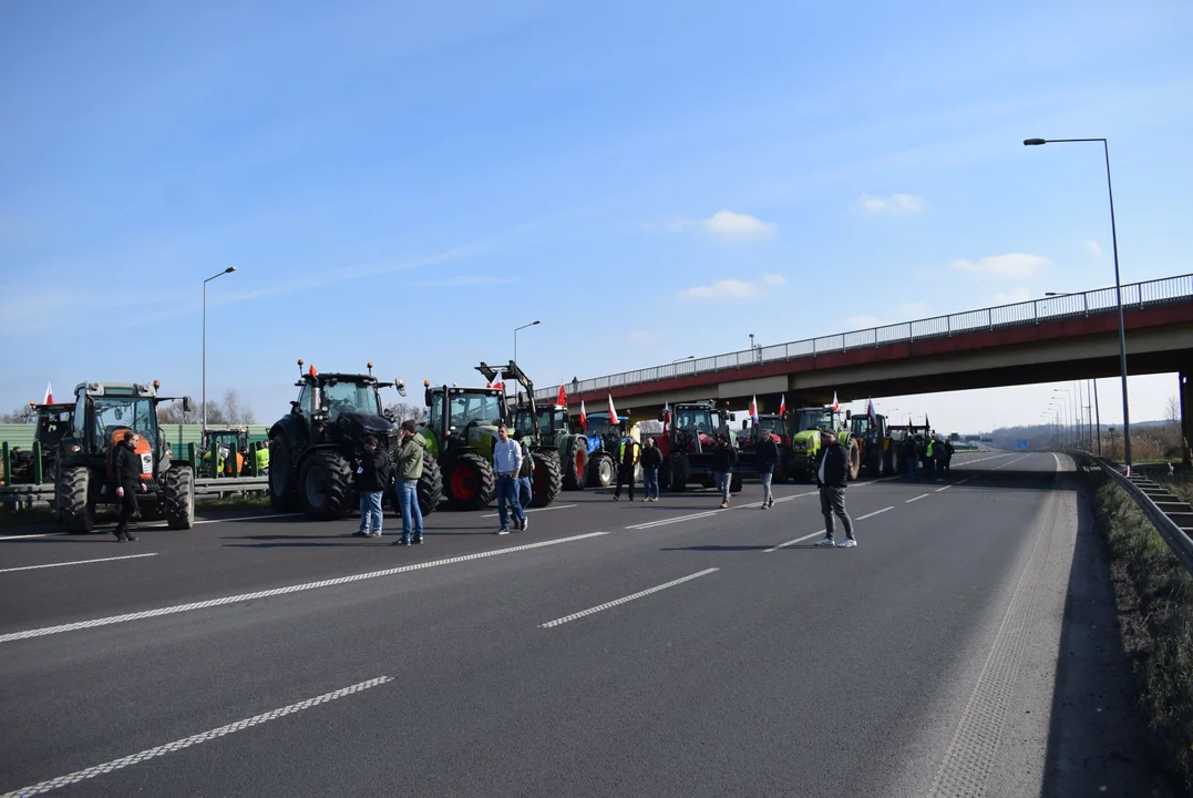 Protest rolników w Łódzkiem