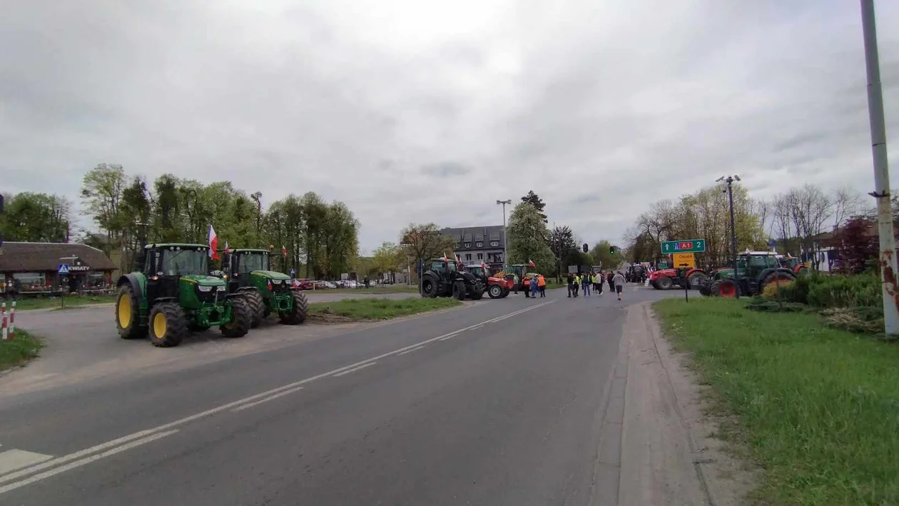 Protest rolników w Nowosolnej - 12.04.2024 r.