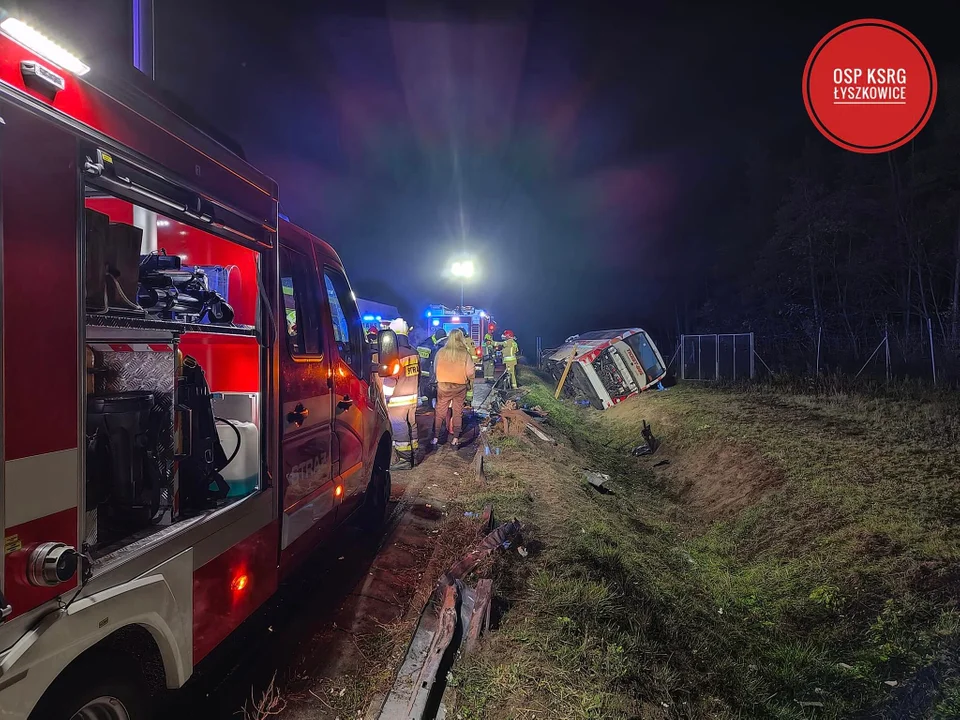 Wypadek na autostradzie A2