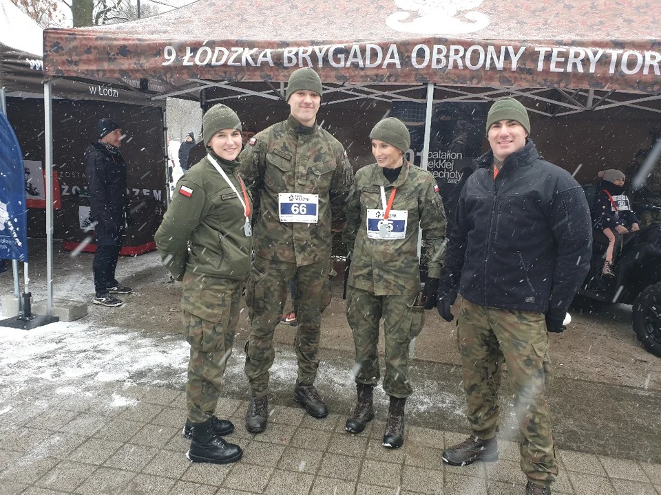 Bieg Tropem Wilczym w Zgierzu. Mimo kiepskiej pogody było naprawdę gorąco