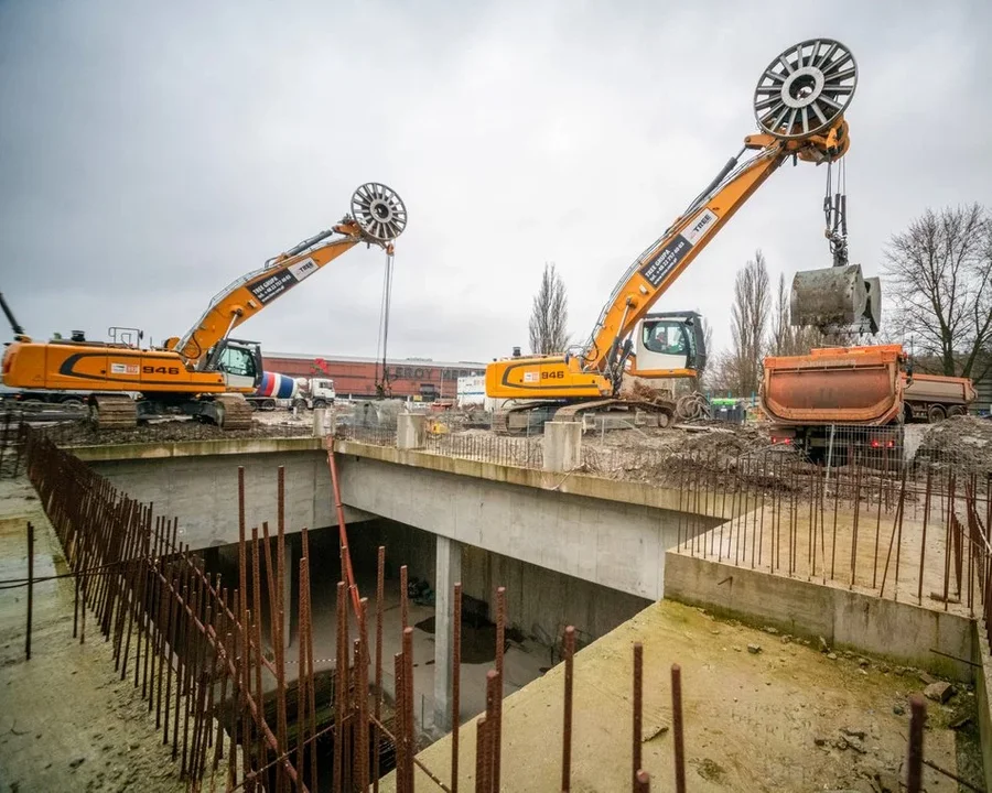 Budowa przystanku kolejowego Łódź Polesie