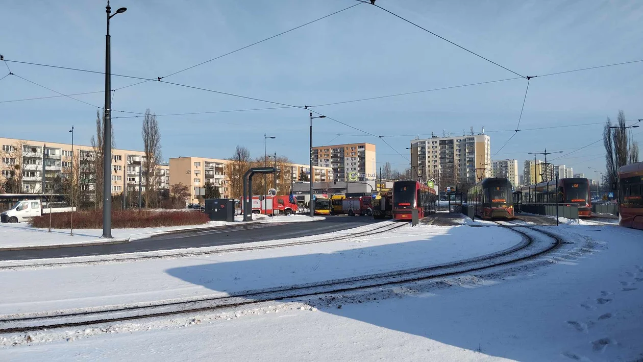 Zderzenie autobusów na Retkini