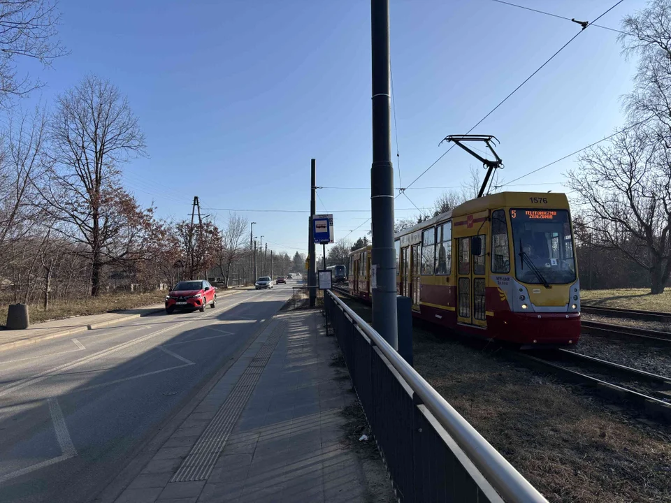 Remont torowiska przy ulicy Telefonicznej w Łodzi