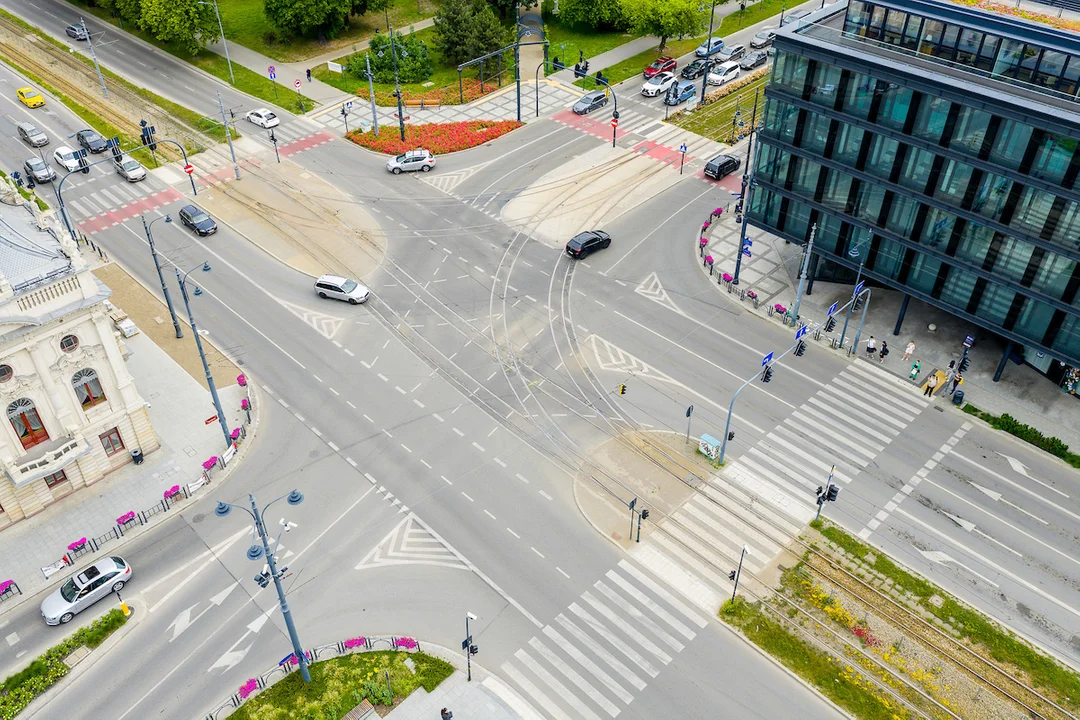 Ulice Zachodnia i Żeromskiego przed remontami