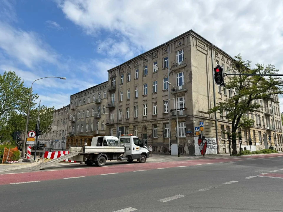 Remont ul. Sterlinga w Łodzi, 9 maja 2025 r.