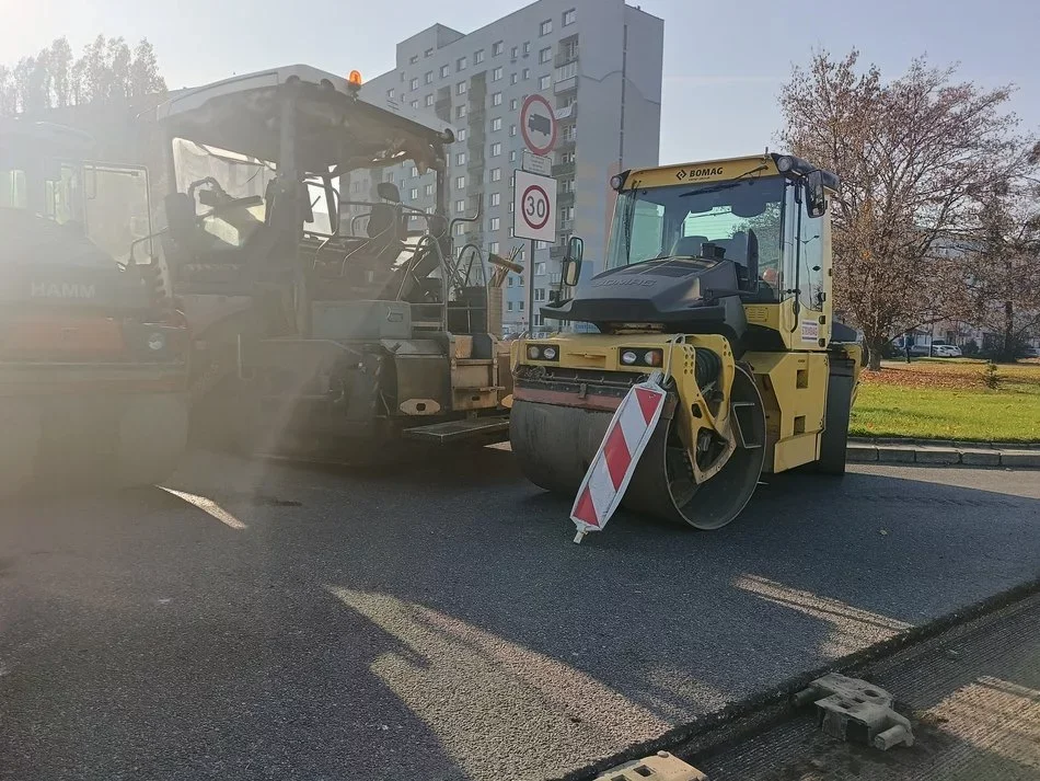 Utrudnienia na ulicy Rokicińskiej w Łodzi