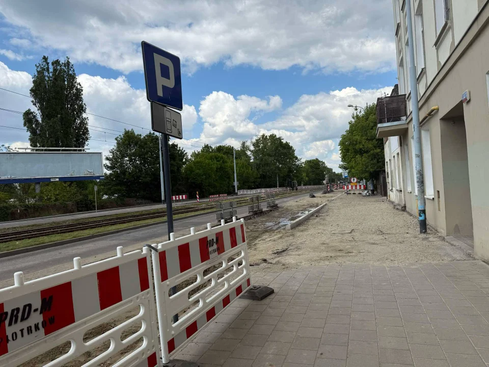 Remont ul. Pabianickiej w Łodzi