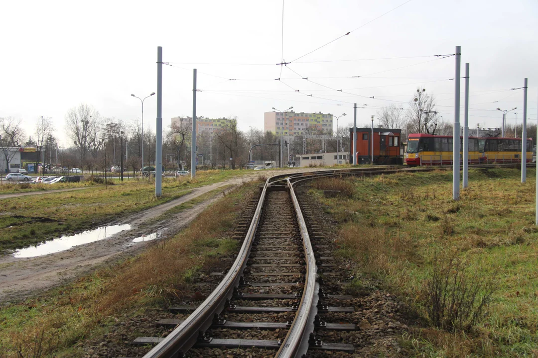 Krańcówka tramwajowa Łódź Żabieniec