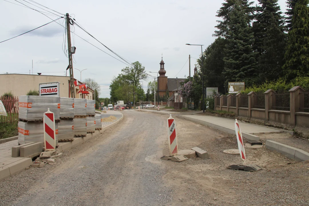 Trwa remont ulicy Pomorskiej i Mileszki w Łodzi