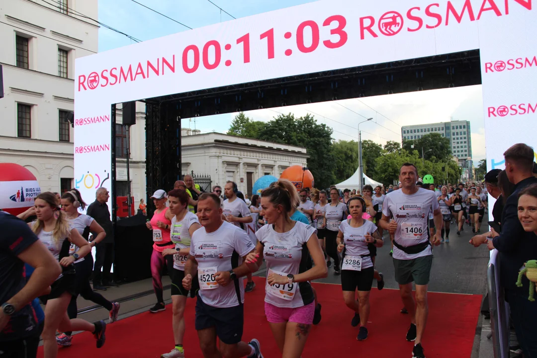 21. Bieg Ulicą Piotrkowską Rossmann Run w Łodzi