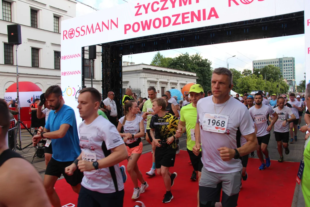 21. Bieg Ulicą Piotrkowską Rossmann Run w Łodzi