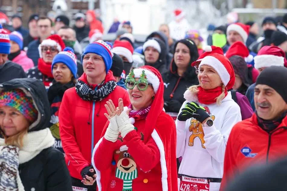 Xmas Run 2023 w Lesie Łagiewnickim w Łodzi