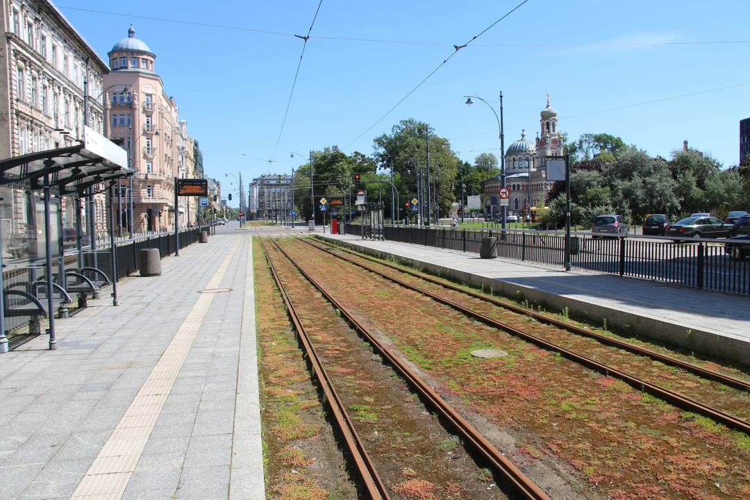 Nieczynny przystanek tramwajowy Narutowicza/Kilińskiego