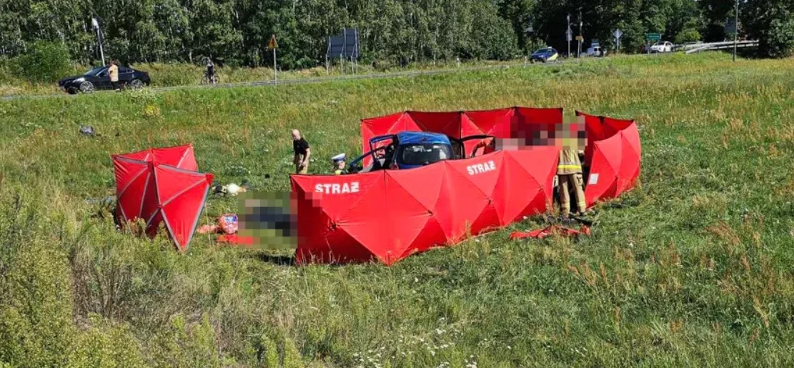 Wypadek w Grudnej pod Szczercowem