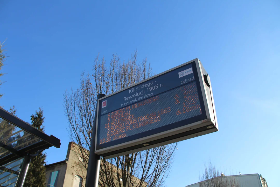 Ulica Kilińskiego główną ulicą podczas objazdu tramwajów MPK Łódź