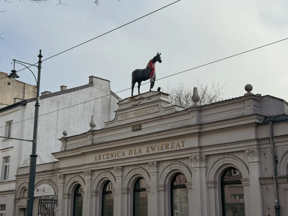 Budynek lecznicy dla zwierząt „Pod koniem” w Łodzi