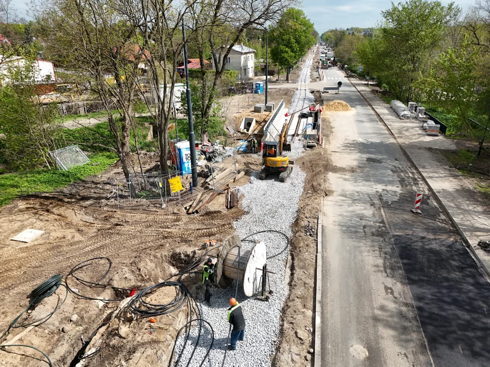 Przebudowa trasy tramwajowej Łódź - Konstantynów Łódzki