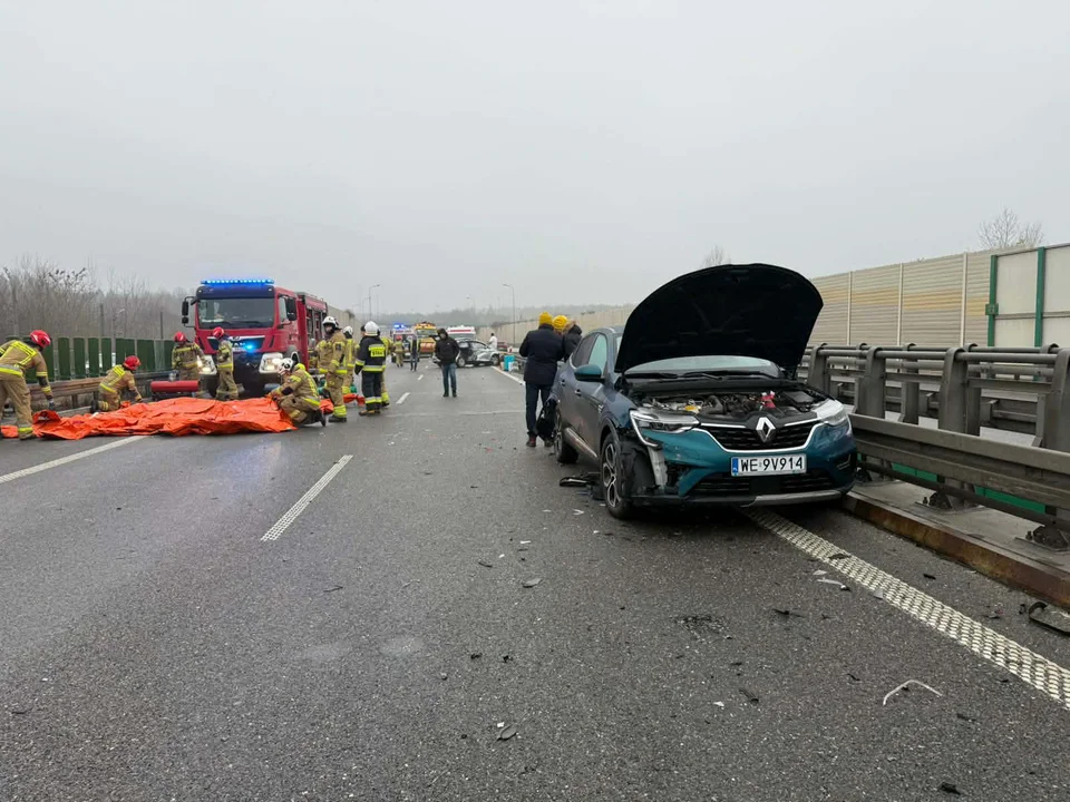 Wypadek w drugi dzień świąt na S8 w Łódzkiem