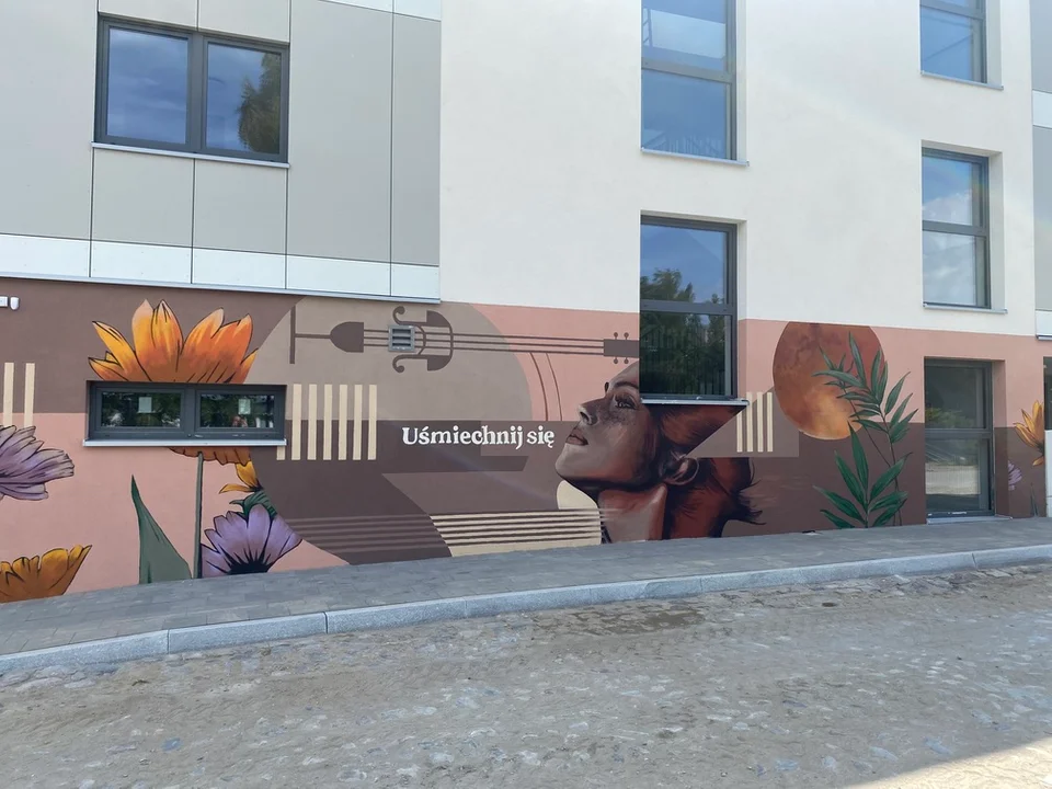 Mural przy ul. Ogińskiego
