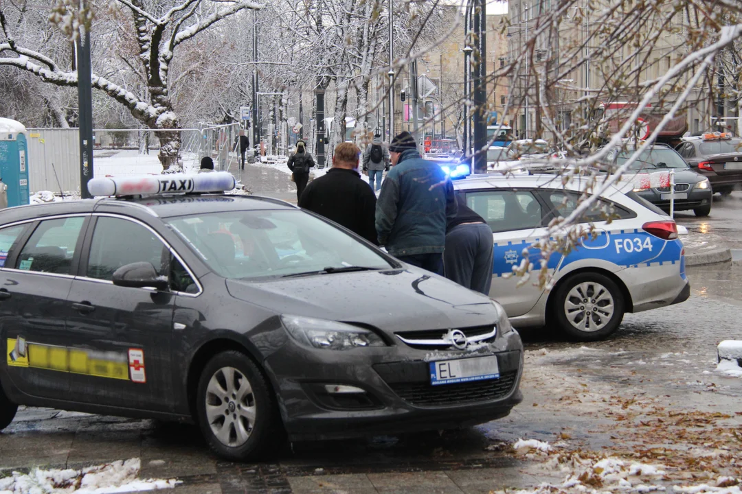 Pechowa sobota dla łódzkich taksówkarzy