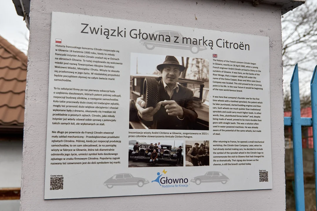 Henri-Jacques Citroën przyjechał do Głowna