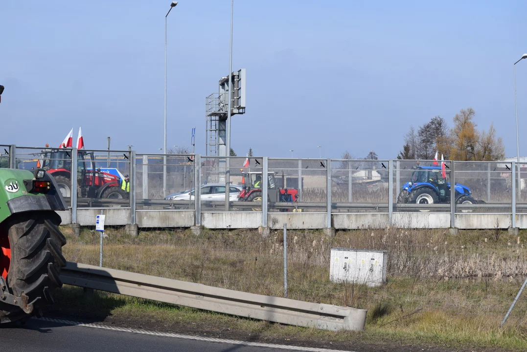 Protest rolników w Łódzkiem